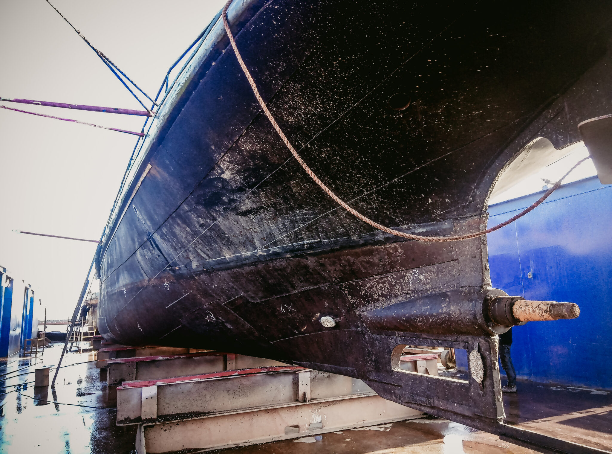 Dikte meting aan uw schip